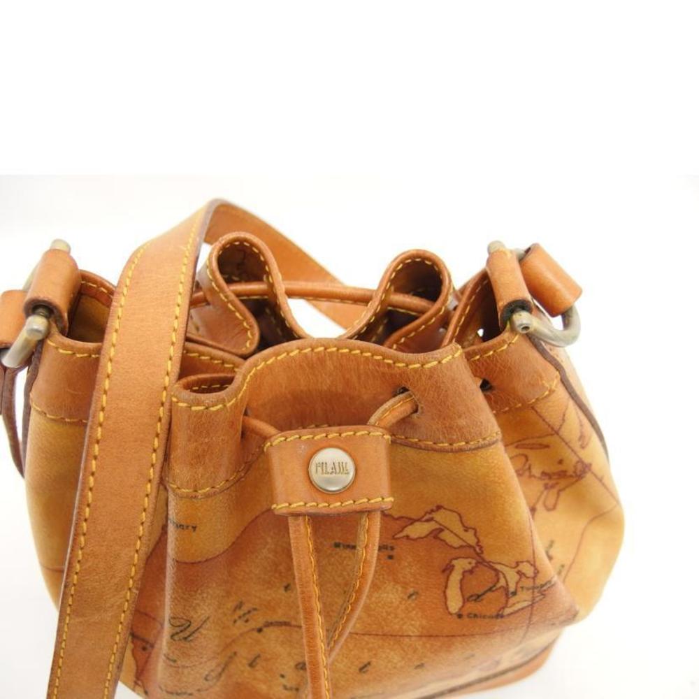 Prima Classe Map Pattern Drawstring Shoulder Bag - Picture 6 of 10